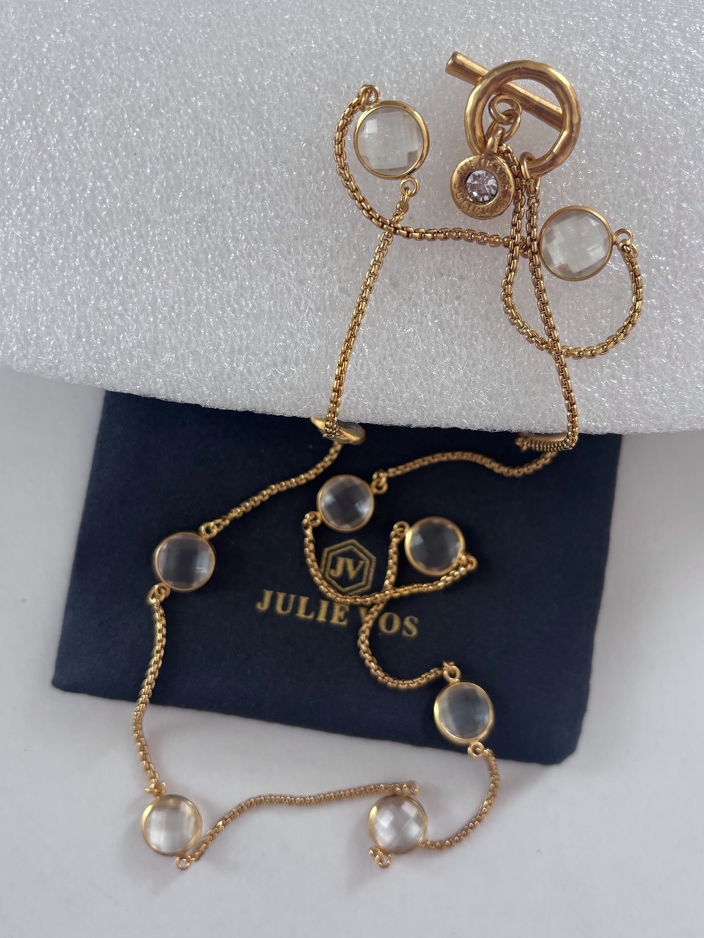 NWOT Julie Vos Rainbow Station Necklace - Picture 7 of 7